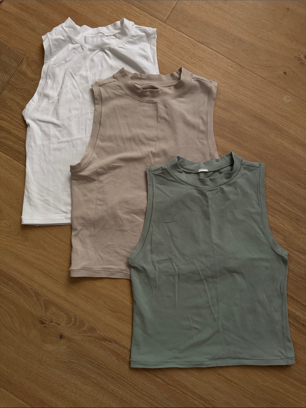 90 Degree By Reflex Mockneck Muscle Tank - 3 pack